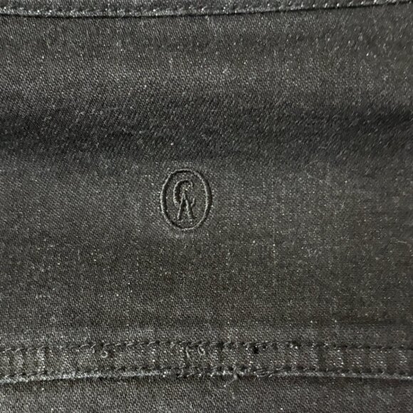 Christine Alexander Women Denim Black Jacket Size S Button Up Rhinestone Stretch - Picture 8 of 13